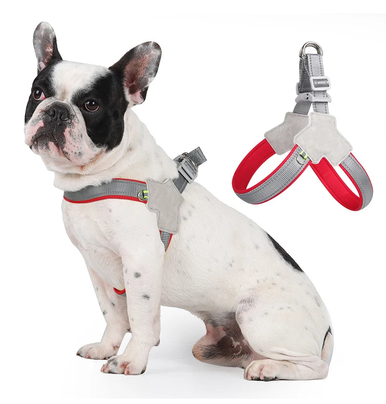 Reflective No-Pull Dog Harness – Adjustable Vest for Small & Medium Dogs