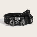 Studded Rivet Belt — Punk Goth Style