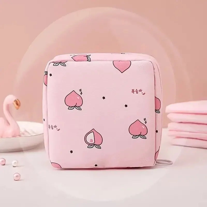 Portable Sanitary Napkin Organizer Pouch