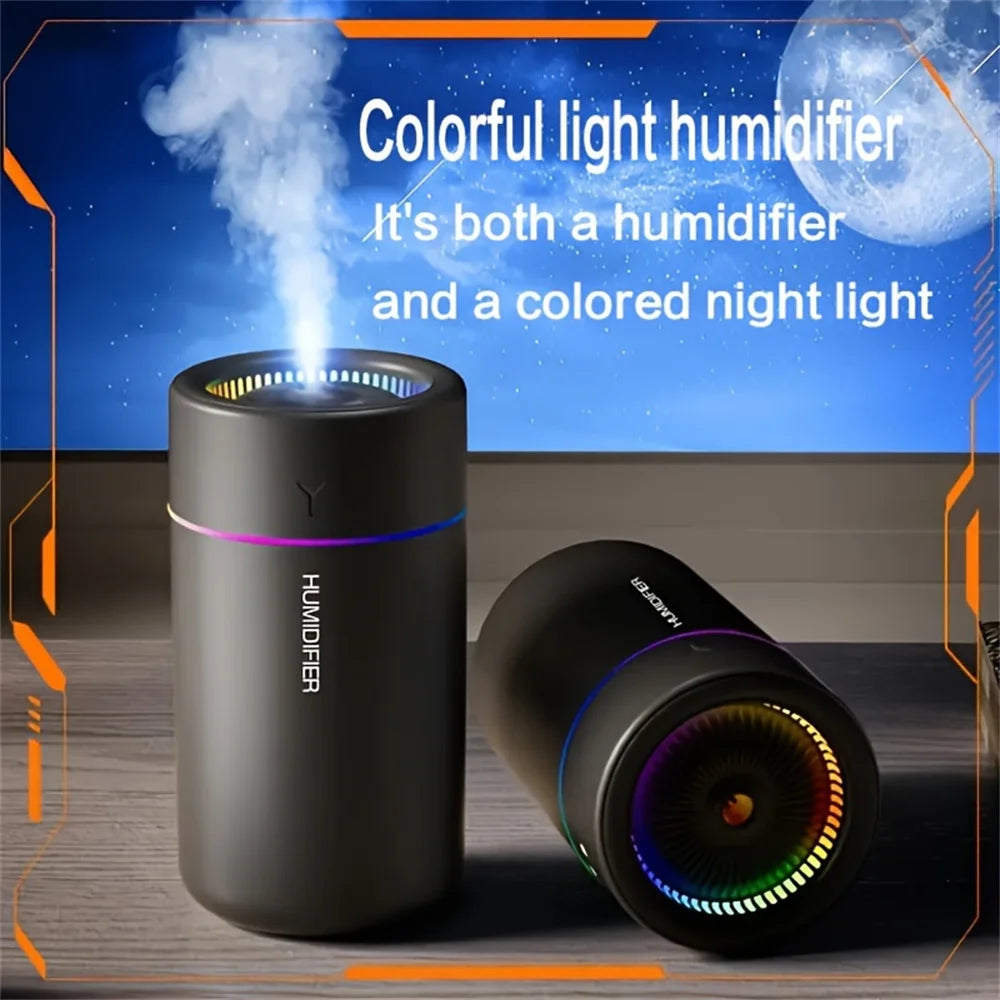 LED Aromatherapy Humidifier – USB Car Diffuser