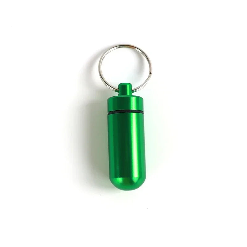 Portable Aluminum Pill Box – Waterproof