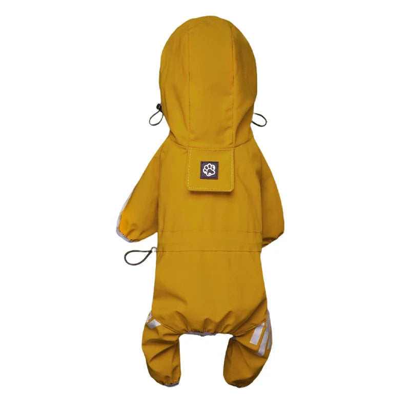 Reflective Waterproof Dog Raincoat – Jumpsuit for Small & Medium Dogs