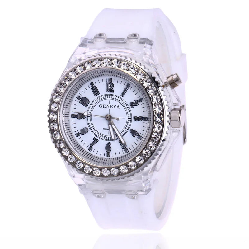 LED Flash Luminous Watch