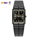 Luxury Gold Steel Bracelet Watch – Quartz Wristwatch for Men & Women