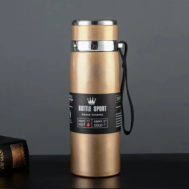 1L Stainless Steel Thermos Bottle – Vacuum Insulated, Keeps Hot & Cold, for Water, Tea & Coffee (4 Colors)