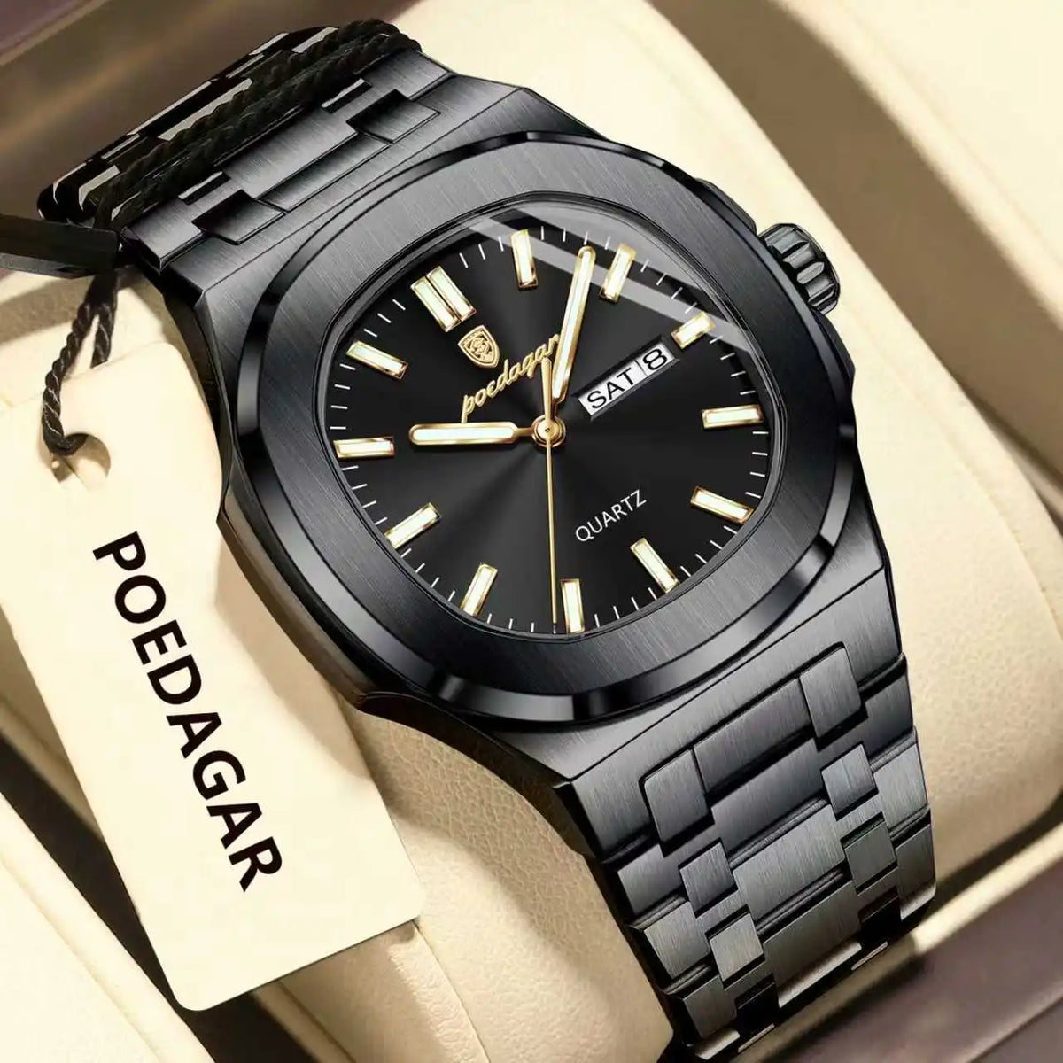Men's Luxury Square Chronograph Watch