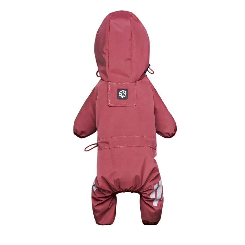Reflective Waterproof Dog Raincoat – Jumpsuit for Small & Medium Dogs