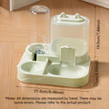 2-in-1 Pet Feeder & Water Dispenser — Gravity Auto Bowl