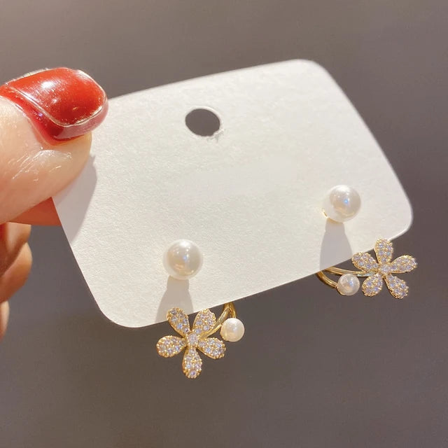 Sterling Silver Bohemian Stud Earrings