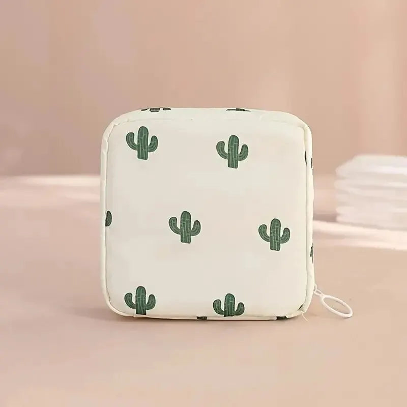 Portable Sanitary Napkin Organizer Pouch