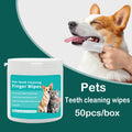 Disposable Pet Finger Toothbrush — Teeth Cleaning Wipes