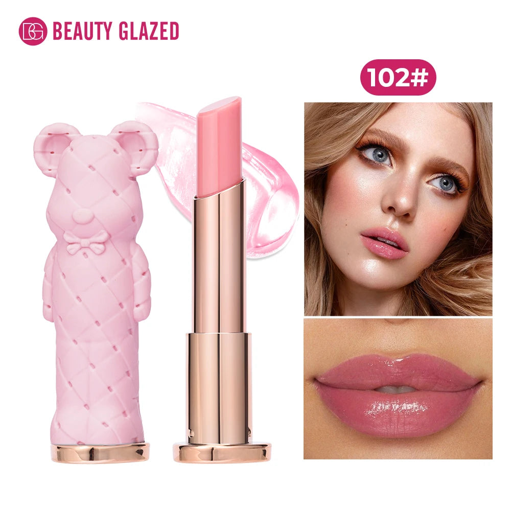 Beauty Glazed Bear Moisturizing Lipstick – Nourishing Colored Lip Balm