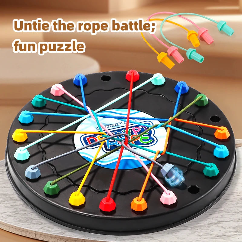 Rope Untangle Puzzle Game – Logic & Strategy Brain Teaser for Kids
