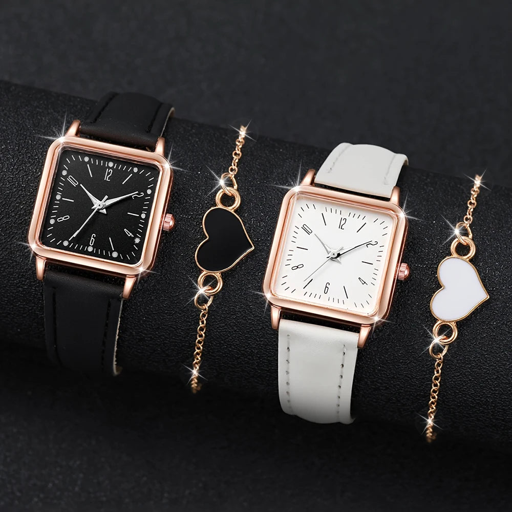 Minimalist Quartz Watch – Leather Strap Fashion Watch for Women & Men