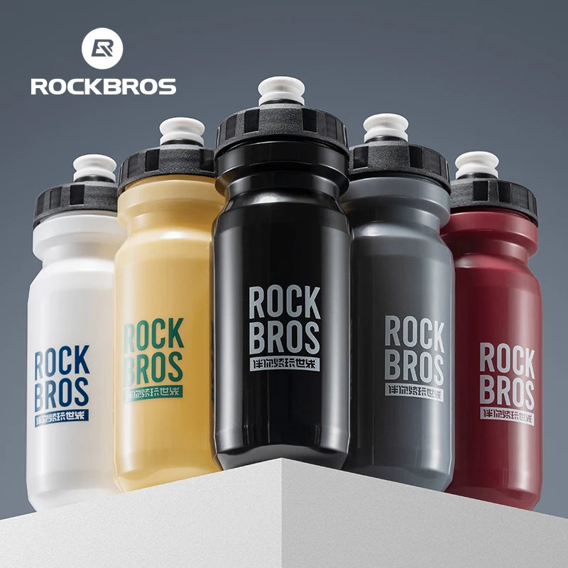 ROCKBROS 600ml Cycling Water Bottle – Squeeze Sports Cup for Bike, Camping & Hiking