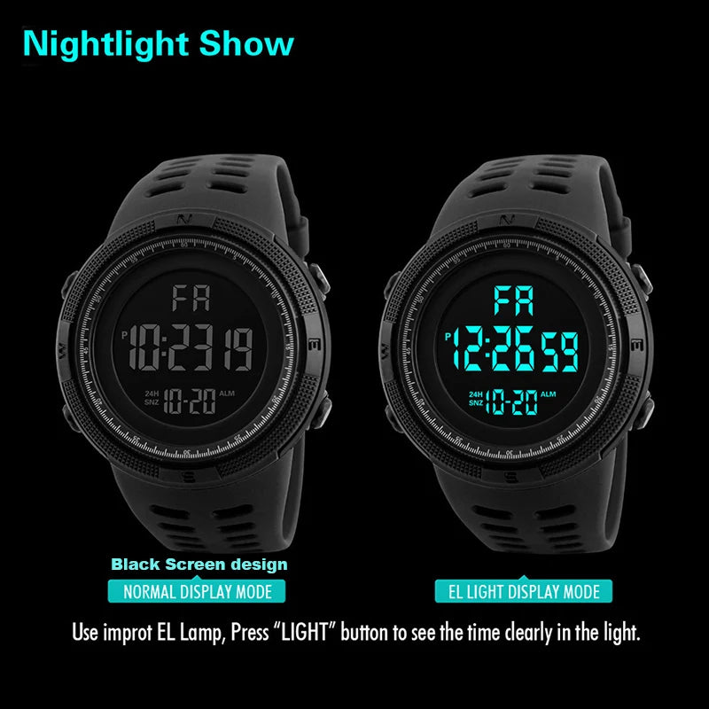 Men's Military Digital Sport Watch
