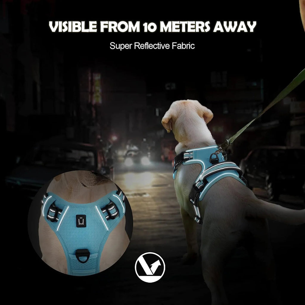 No-Pull Dog Harness – Soft Padded Vest with Easy Control Handle