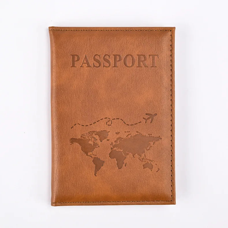 PU Leather Passport Holder – Travel Wallet & ID Card Cover
