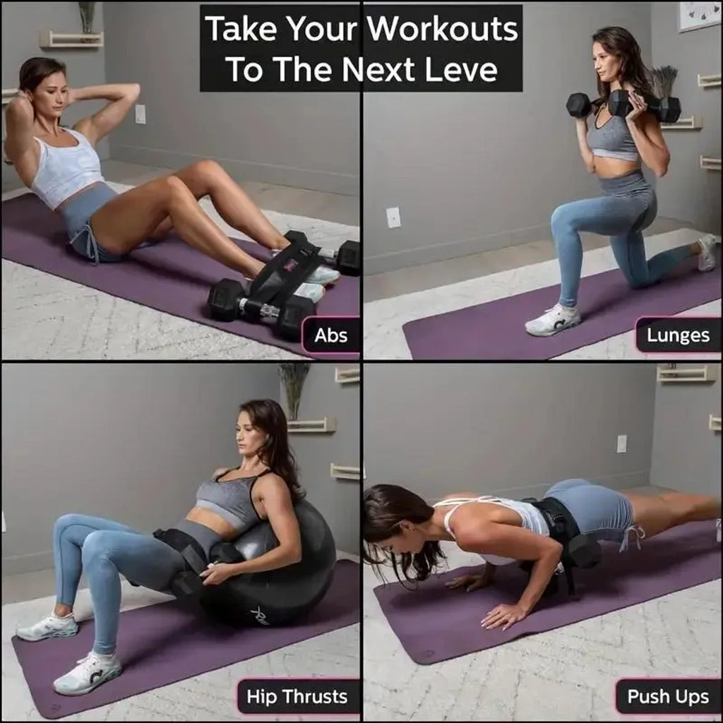 Adjustable Hip Bridge Belt for Glute Training