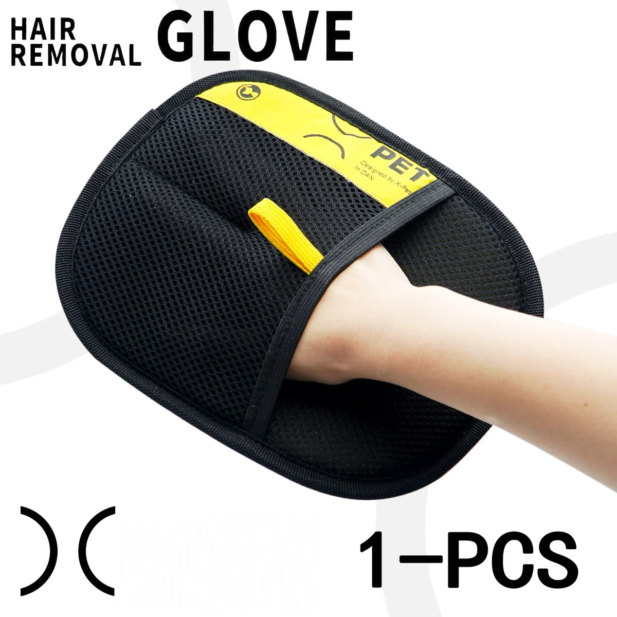 Pet Hair Remover Gloves — Reusable Grooming & Lint Brush