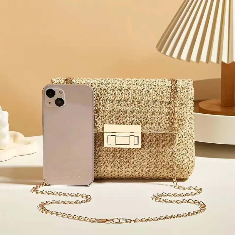 Women's Chain Strap Crossbody Bag – Chic Evening & Day Shoulder Bag