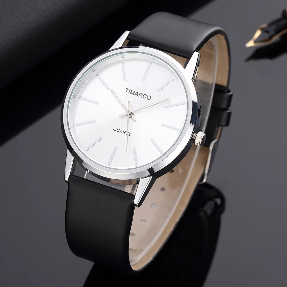Women's Minimalist Quartz Watch – Stainless Steel Band, Numberless Dial | 7 Colors