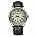 Men's Leather Strap Quartz Watch