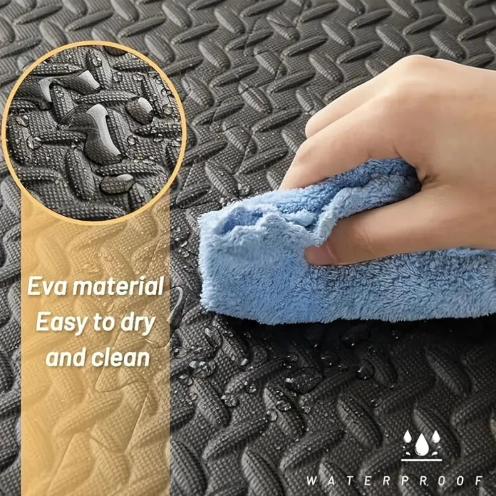 16-Piece EVA Foam Interlocking Gym Mat – Non-Slip, Waterproof Floor Tiles