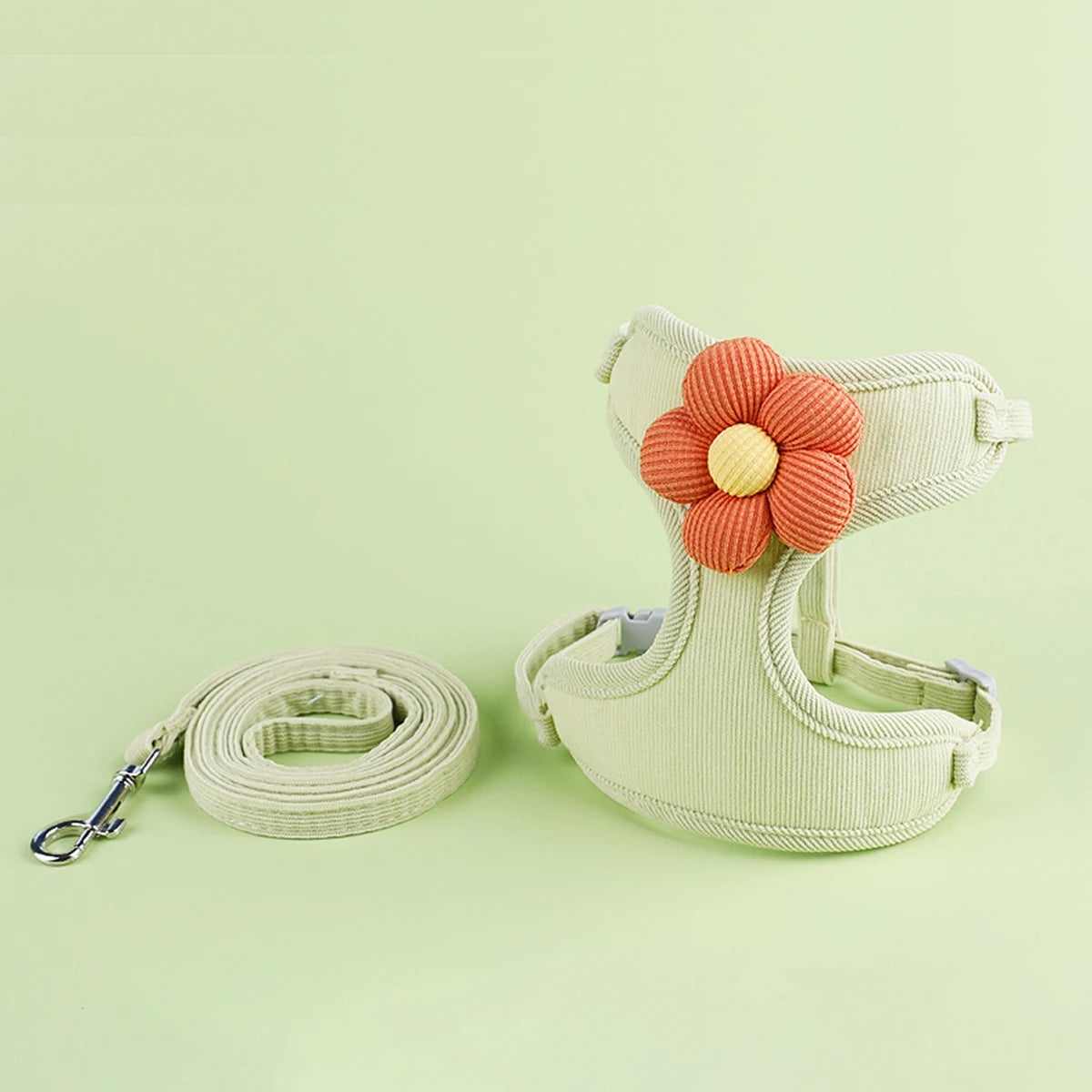 Cute Cat Harness & Leash Set – Adjustable Breathable Escape-Proof Vest