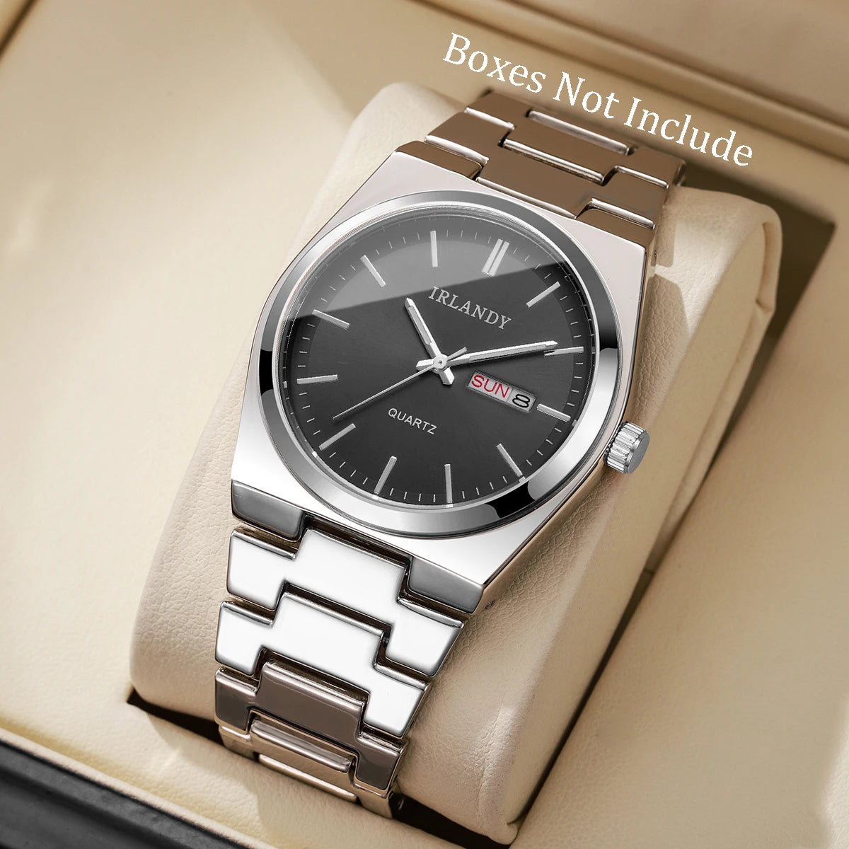 Men's Slim Quartz Watch with Calendar