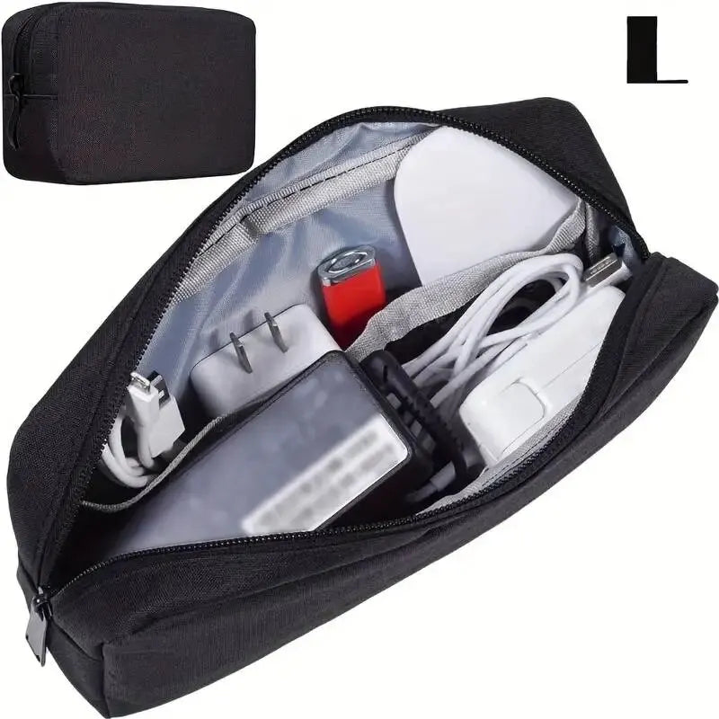 Cable & Cord Organizer Travel Bag – Electronics Storage Pouch