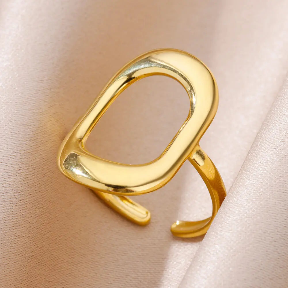 Gold Stainless Steel Ring