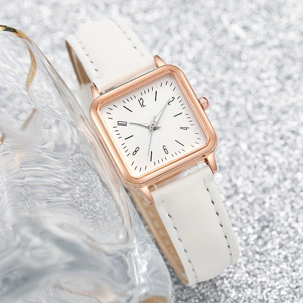 Minimalist Quartz Watch – Leather Strap Fashion Watch for Women & Men