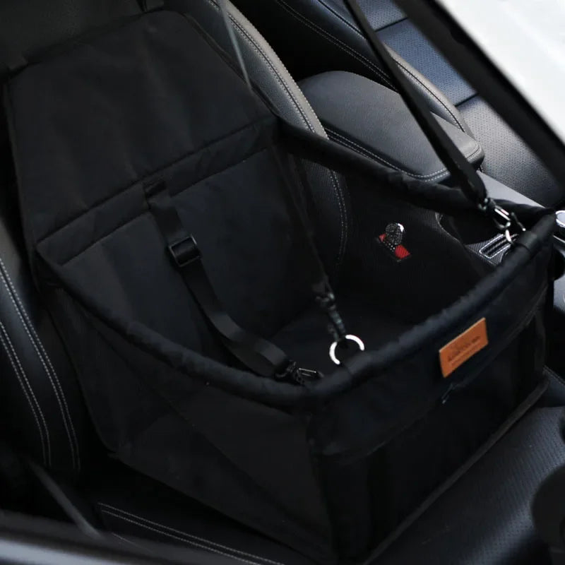 Waterproof Pet Car Seat Bag – Foldable Dog Mat & Travel Organizer