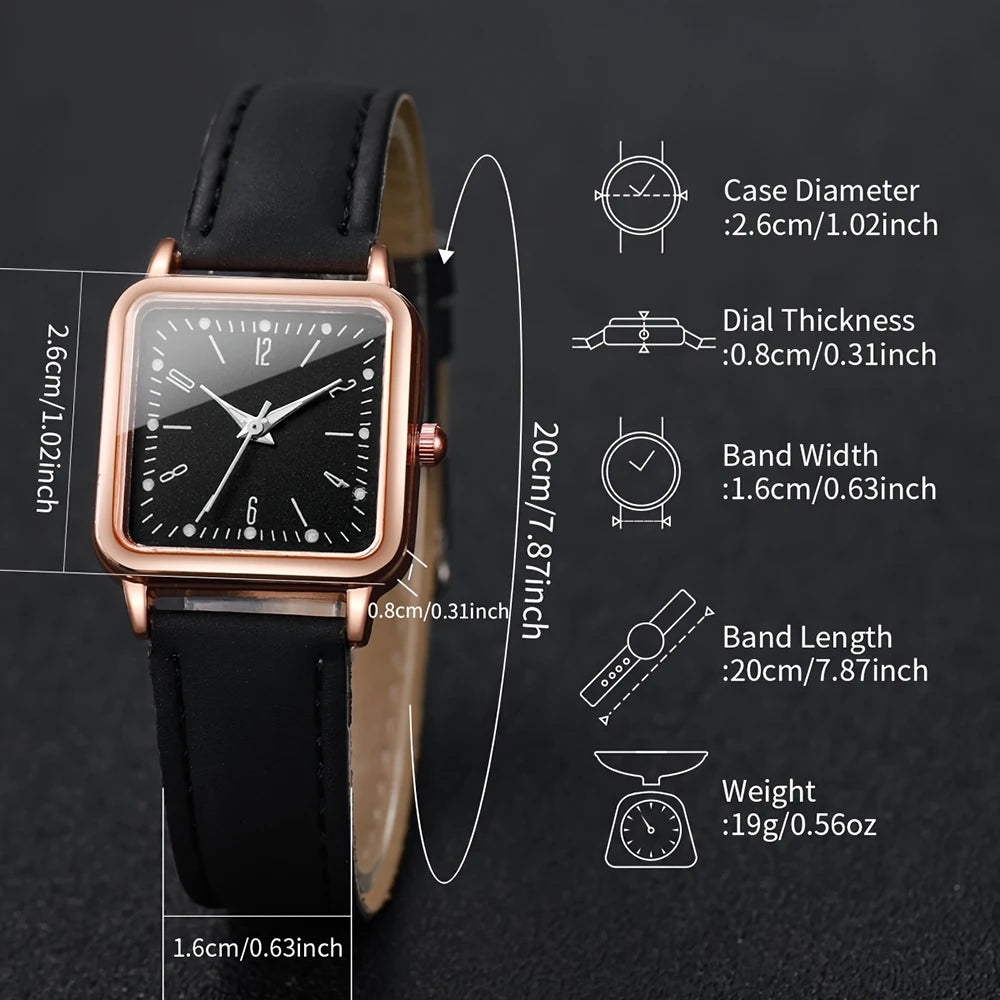 Minimalist Quartz Watch – Leather Strap Fashion Watch for Women & Men