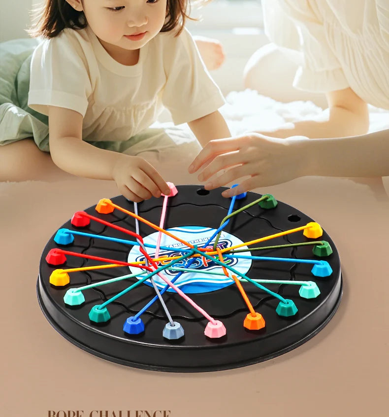 Rope Untangle Puzzle Game – Logic & Strategy Brain Teaser for Kids