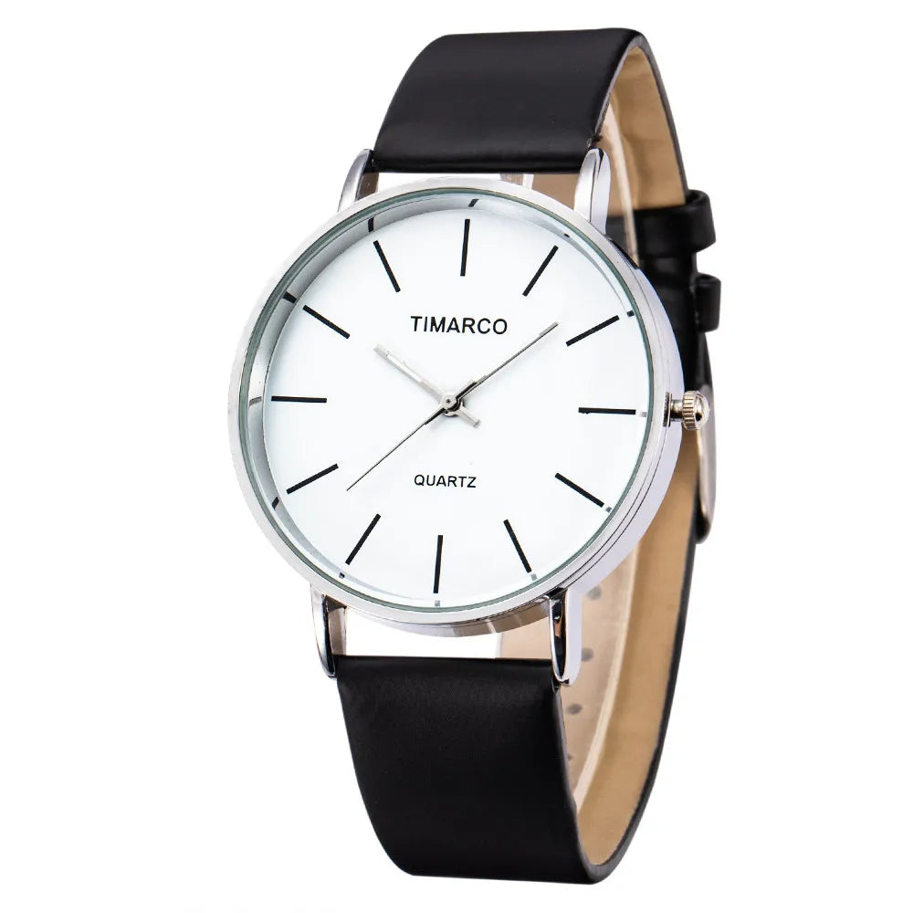 Women's Minimalist Quartz Watch – Stainless Steel Band, Numberless Dial | 7 Colors