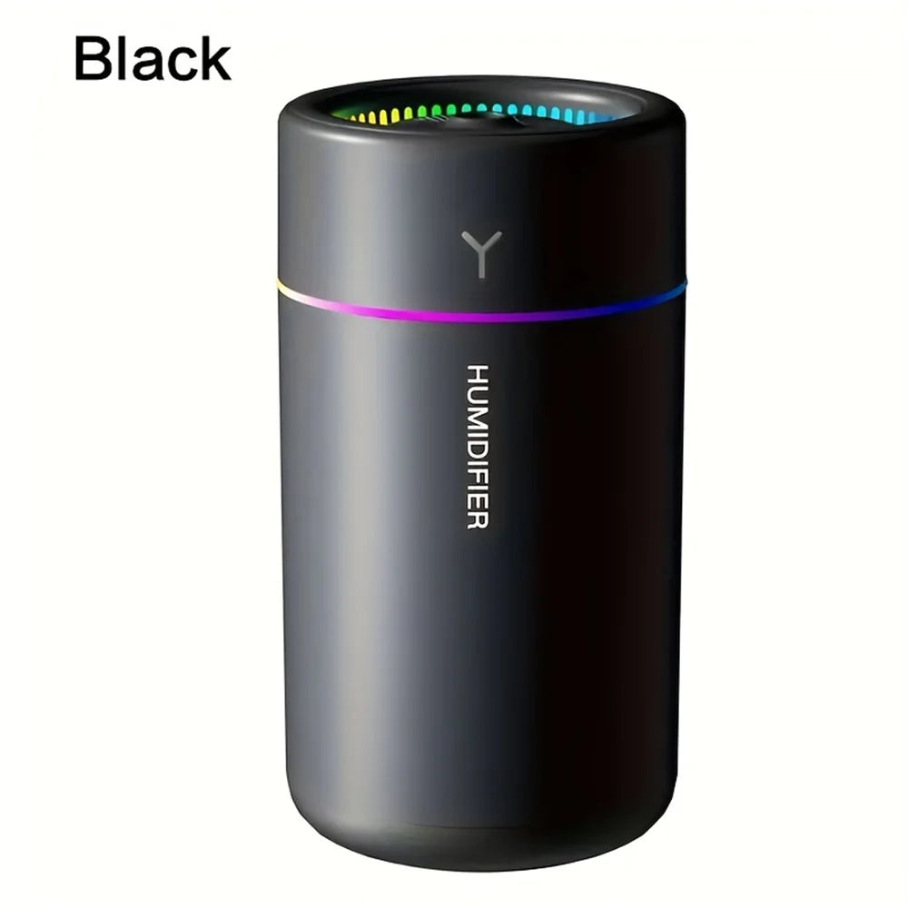 LED Aromatherapy Humidifier – USB Car Diffuser