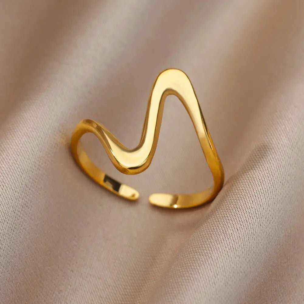 Gold Stainless Steel Ring