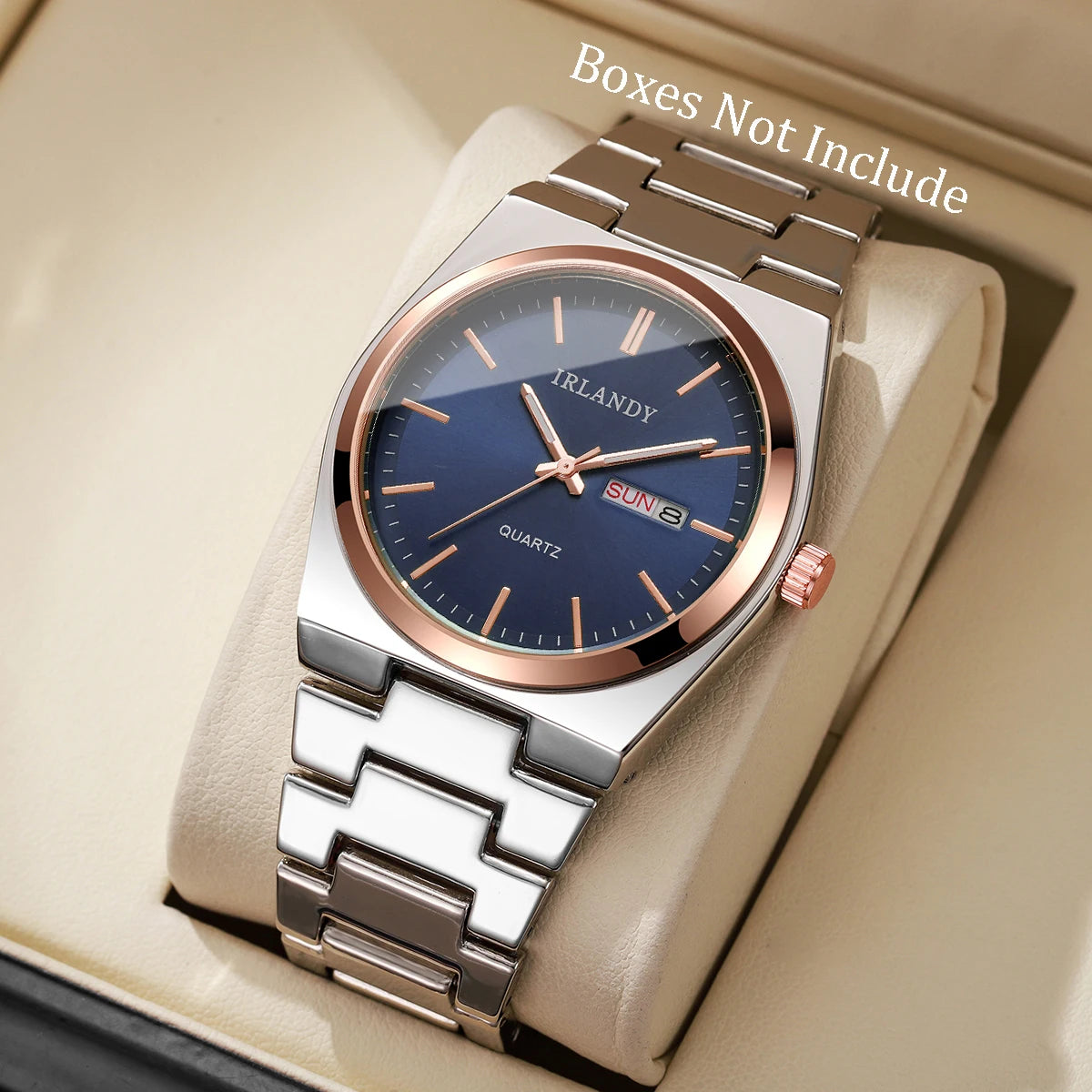 Men's Slim Quartz Watch with Calendar