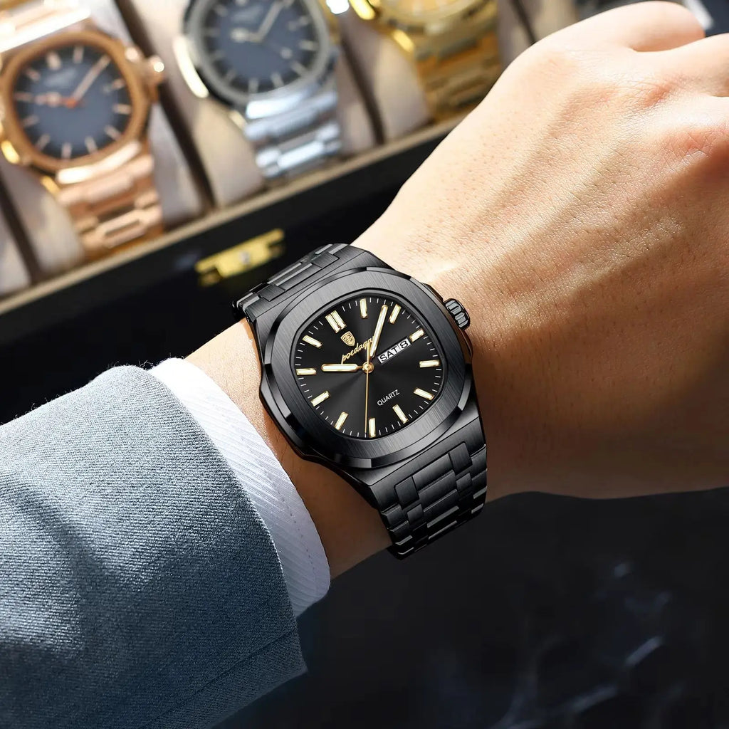 Men's Luxury Square Chronograph Watch