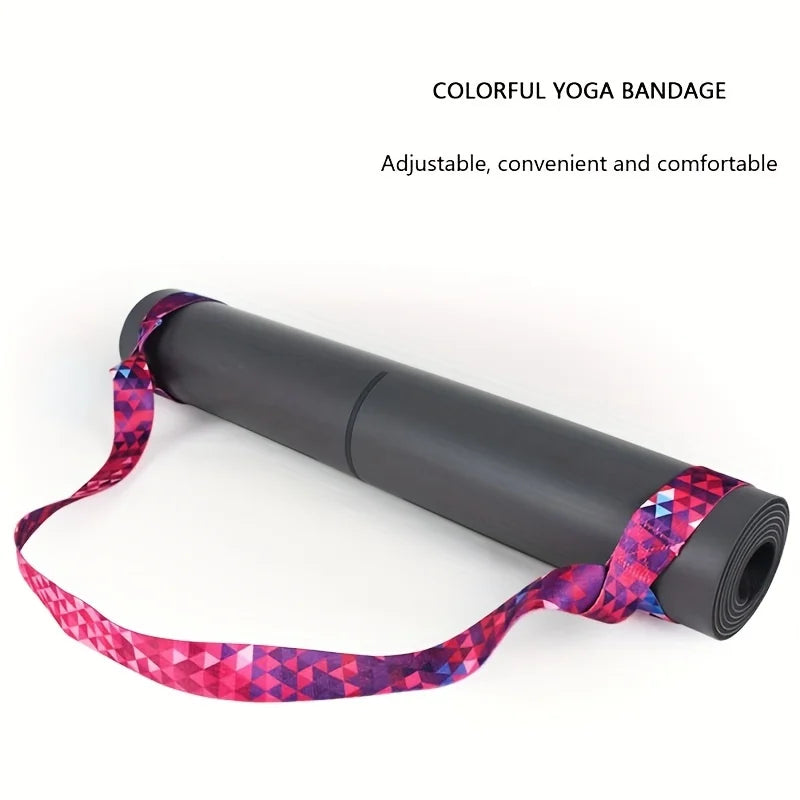 Adjustable Yoga Mat Carry Strap – Shoulder Sling & Storage Strap
