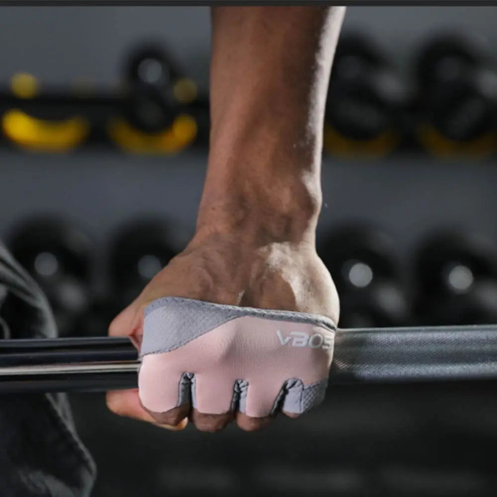 Anti-Callus Half-Finger Gym Gloves – Breathable, Anti-Slip, Unisex M-XL