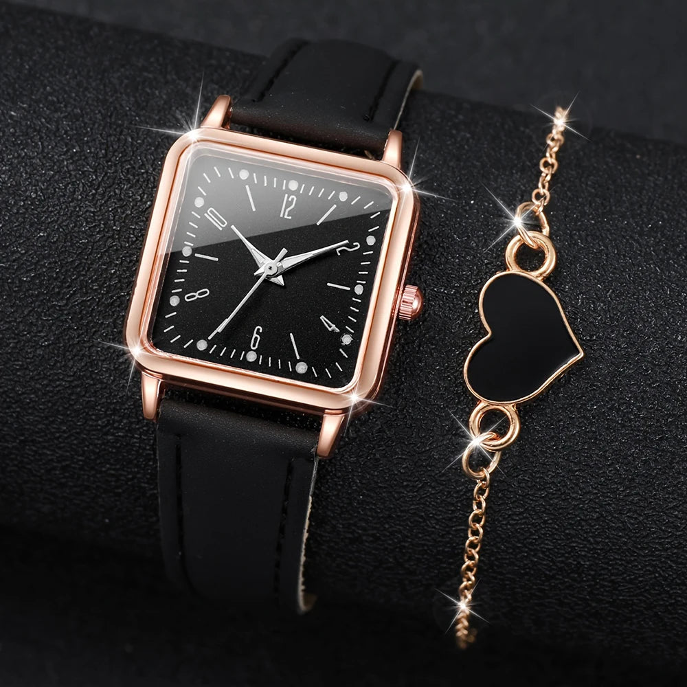 Minimalist Quartz Watch – Leather Strap Fashion Watch for Women & Men