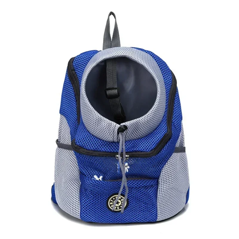 Dog Backpack Carrier — Travel Front Pack with Safety Reflector