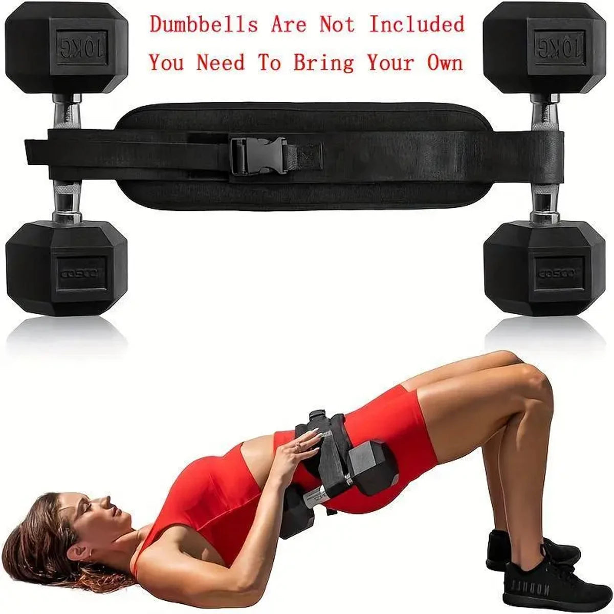 Adjustable Hip Bridge Belt for Glute Training