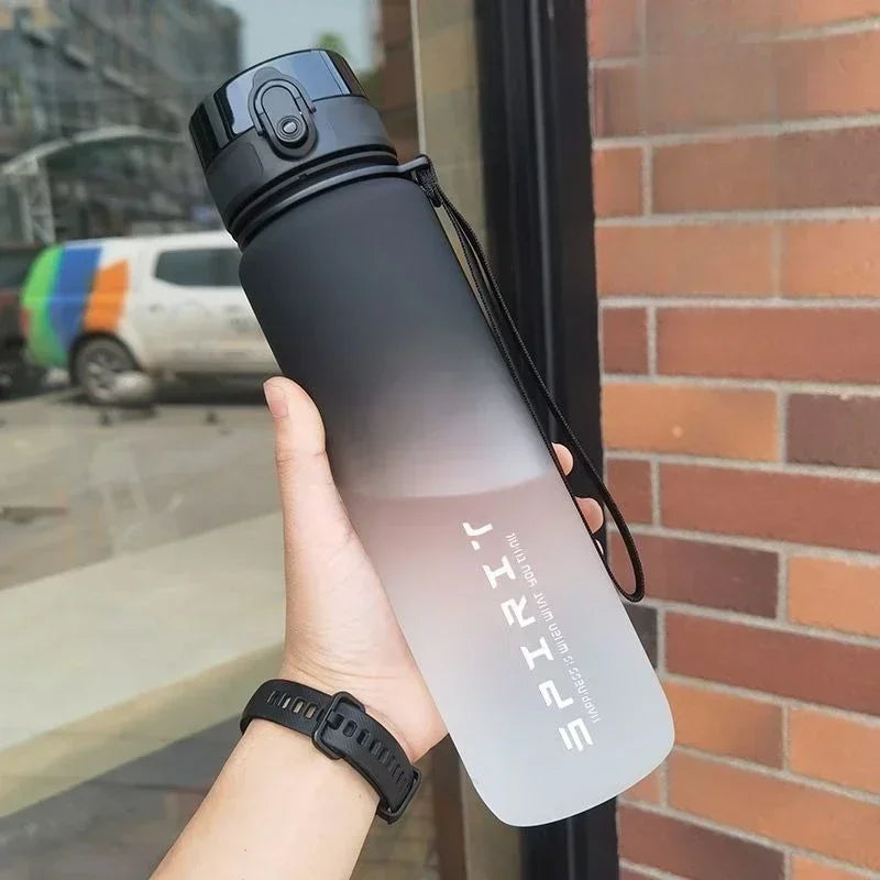 Simbuid Colorful Sports Water Bottle – Leak-Proof PC Plastic, 500ml / 650ml / 1000ml, for Gym & Outdoor