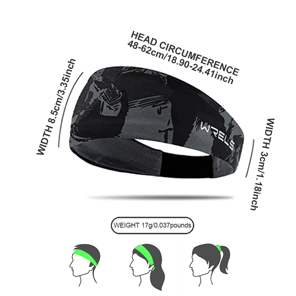 Sports Sweat-Wicking Headband – Breathable Non-Slip Hair Band for Running, Yoga, Basketball & Gym