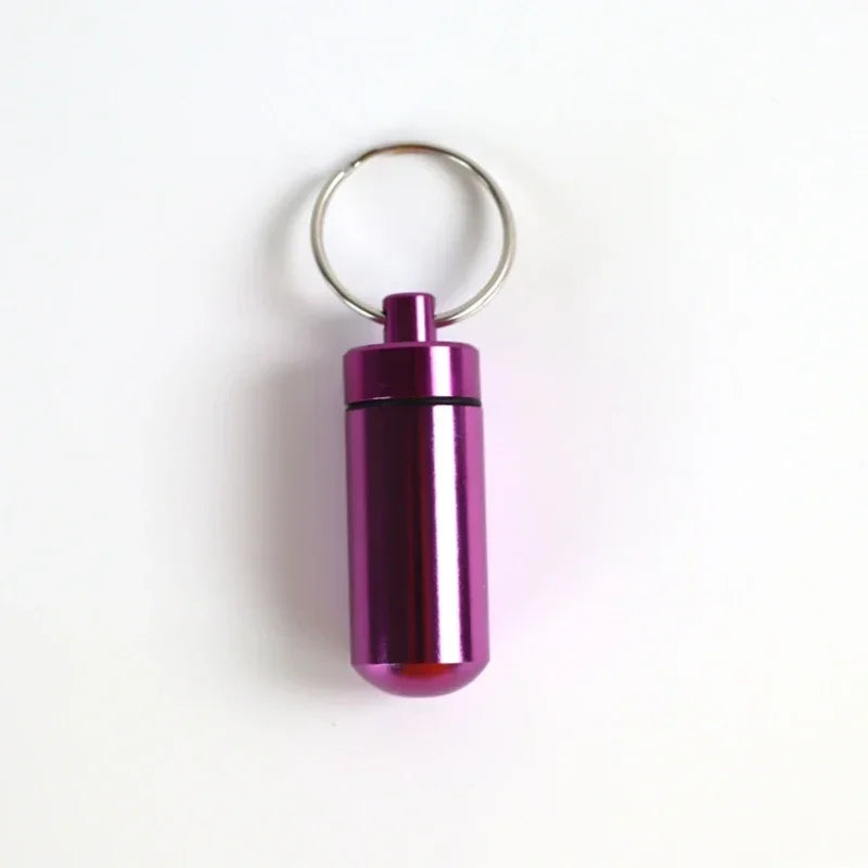 Portable Aluminum Pill Box – Waterproof