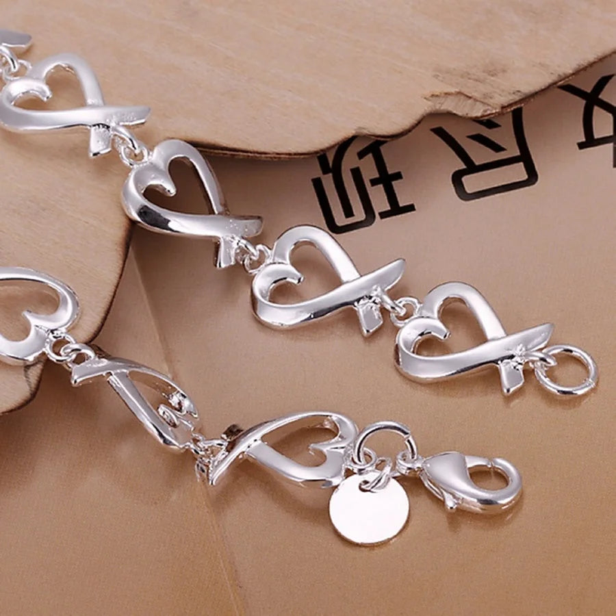 925 Sterling Silver Bracelet — Elegant Chain
